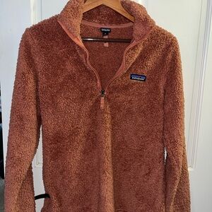 Patagonia Brown/Orange Sherpa Pullover